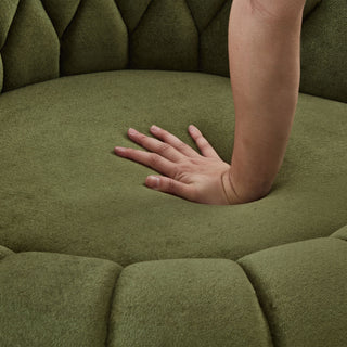 Round Swivel Accent Chair With Rotation