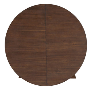 Dining Set With Leaf Round Table And 4 Upholstered Chairs