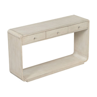 Console Table With 3 Drawers And Display Shelf