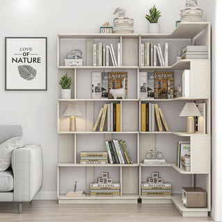 L-Shaped Design Corner Bookshelf