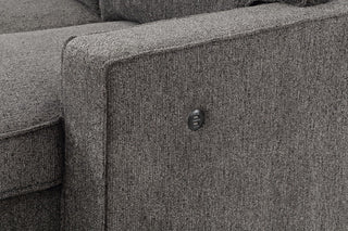 Estelle - Fabric Reversible Sleeper Sectional With Storage Chaise Drop-Down Table 2 Cup Holders And 2 USB Ports