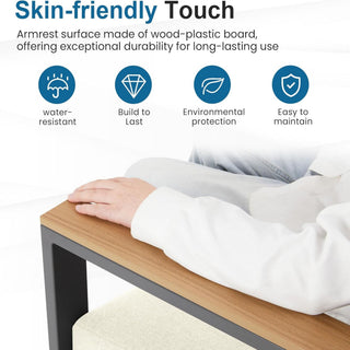 All-Weather Loveseat Sofa With Thick Cushions