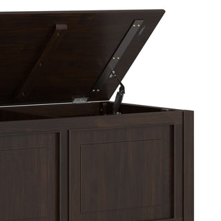 Connaught - Large Storage Bench Trunk - Dark Brown