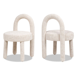 Penny - Round Arched Fully Upholstered Dining Side Chair (Set of 2)