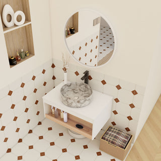 Floating Bathroom Vanity With Vessel Sink
