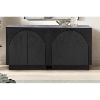 Modern Sideboard Buffet With Arched Cabinet Doors
