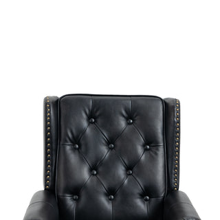Modern Accent Armchair With Sturdy Wood Legs