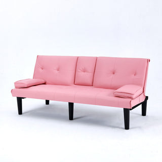 Sofa Bed With Foldable Design And Cup Holder