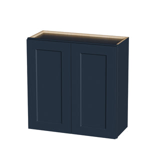 Shaker Wall Cabinet With Soft Close Hinges, Adjustable Shelves, Double Door