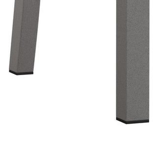 Metal Dining Chairs With Steel Legg, High Back Armless Design