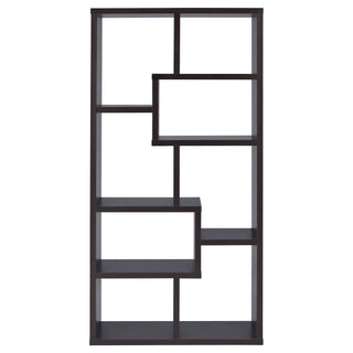 8 Shelf Geometric Bookcase