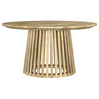 Diana - 2 Piece Round Coffee And End Table Set - Natural