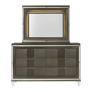 Twenty Nine - 6-Drawer Dresser With Mood Lighting Mirror