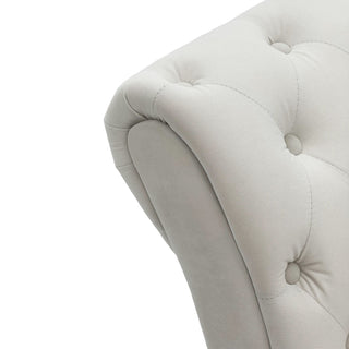 Chesterfield Sofa, 3 Seat Couch With Deep Button Tufted Back, Rolled Arms