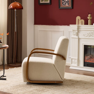 360° Swivel Accent Chair - Beige