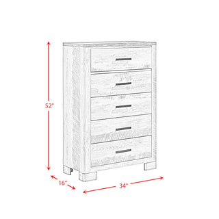 Millers Cove - Chest (Sturdy) - Two-Tone Gray