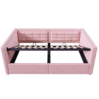 Upholstered Daybed With Hydraulic Storage And USB / Type - C Charging