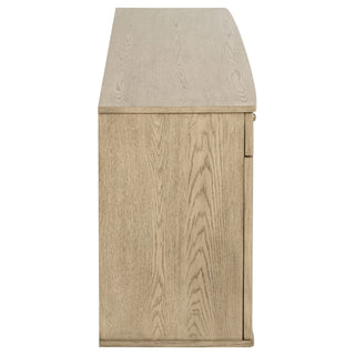 Kimpton - 4 Door Sideboard Buffet Cabinet - Beige