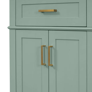 Modern Bathroom Vanity With Sink, Soft Close Doors, 4 Storage Drawers