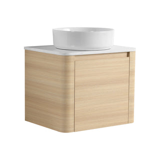 Mounted Bathroom Vanity With Art Sink & 2 Soft Close Doors