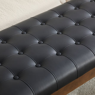 Upholstered End Of Bed Bench With Headrest