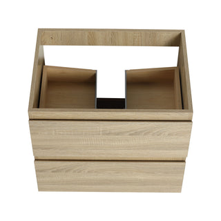 Wall Mounted Bathroom Vanity With Sink, 2 Soft Close Drawers
