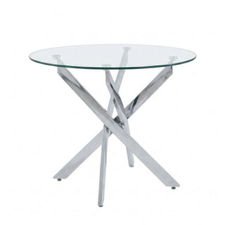 Round Dining, Kitchen Table For Dining Room - Chrome