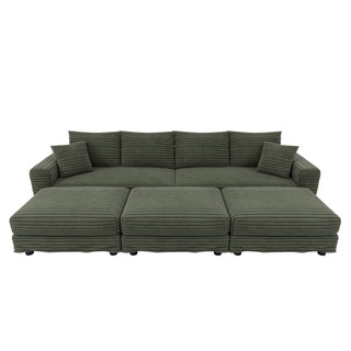 Modern Comfy Upholstered Sofa Cloud Couch & Deep Seat Couches