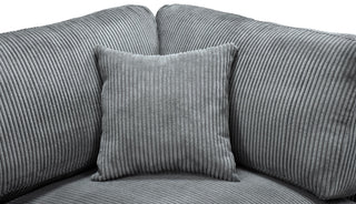 Upholstered Modular Sectional & Custom Configuration And Toss Pillows