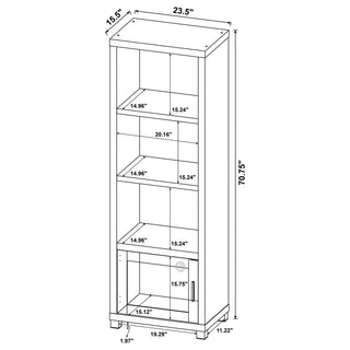 Heron - 3 Piece Entertainment Center With Adjustable Shelving