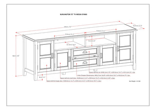 Burlington - TV Media Stand