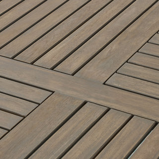 Hermosa - Outdoor Acacia Wood Table Circular Design