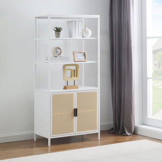 Kenneth - 3 Shelf Radio Weave Accent Cabinet