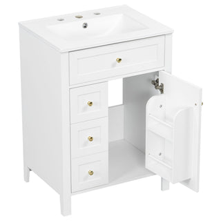 Modern Black Bathroom Vanity With Sink