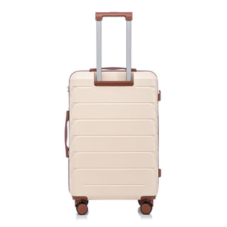 Hard Shell Luggage With Scratch Resistant Surface, 4 Wheels, Combination Lock & Side Hooks