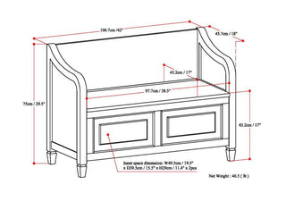 Connaught - Storage Bench