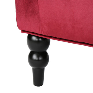 Nurturing - Upholstered Loveseat With Wing Back And Diamond Tufting
