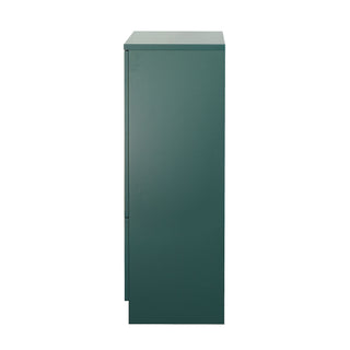 Modern Cabinet With Glass Doors And Drawer