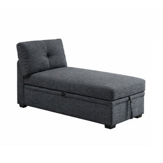 Reversible Storage Chaise - Dark Gray
