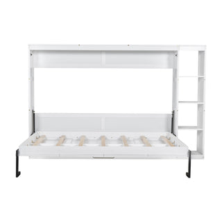 Murphy Bed With Bookshelf And Storage