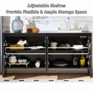 Sideboard Buffet Cabinet With Adjustable Shelves
