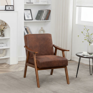 Accent Chair, Classic Mid Century Modern For Extra Seating