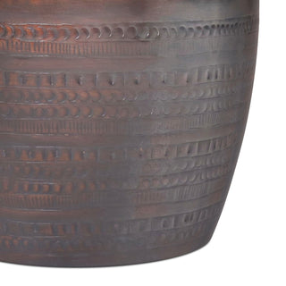 Johnsen - Handcrafted Large Metal Accent Table