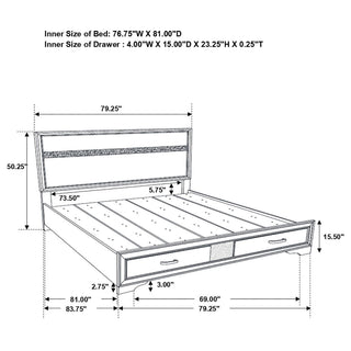 Corbin - Glittering Bedroom Set