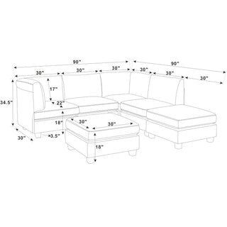 Upholstered Modular Sectional