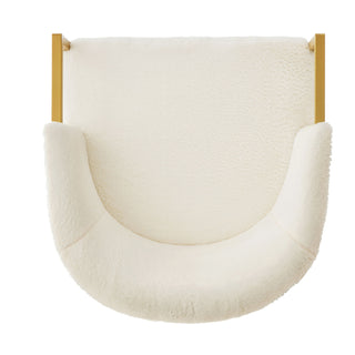 Upholstered Reading Accent Armchair For Living Room