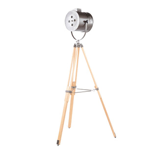 Ahoy - Industrial Floor Lamp - Natural / Antique