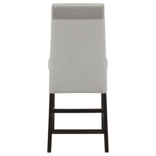 Upholstered Counter Stools (Set of 2) - Gray