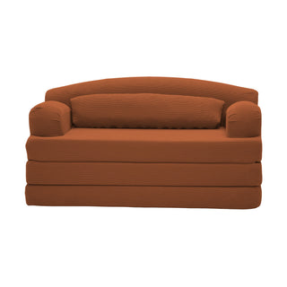 2 Seater Sofa Bed, Compact Foldable Floor Couch