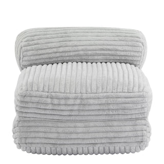 Latina - Indoor Foldbable Bean Bag Lounge Chair - Light Gray